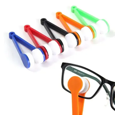 2 Pc Eyeglass Microfiber Cleaner Brush